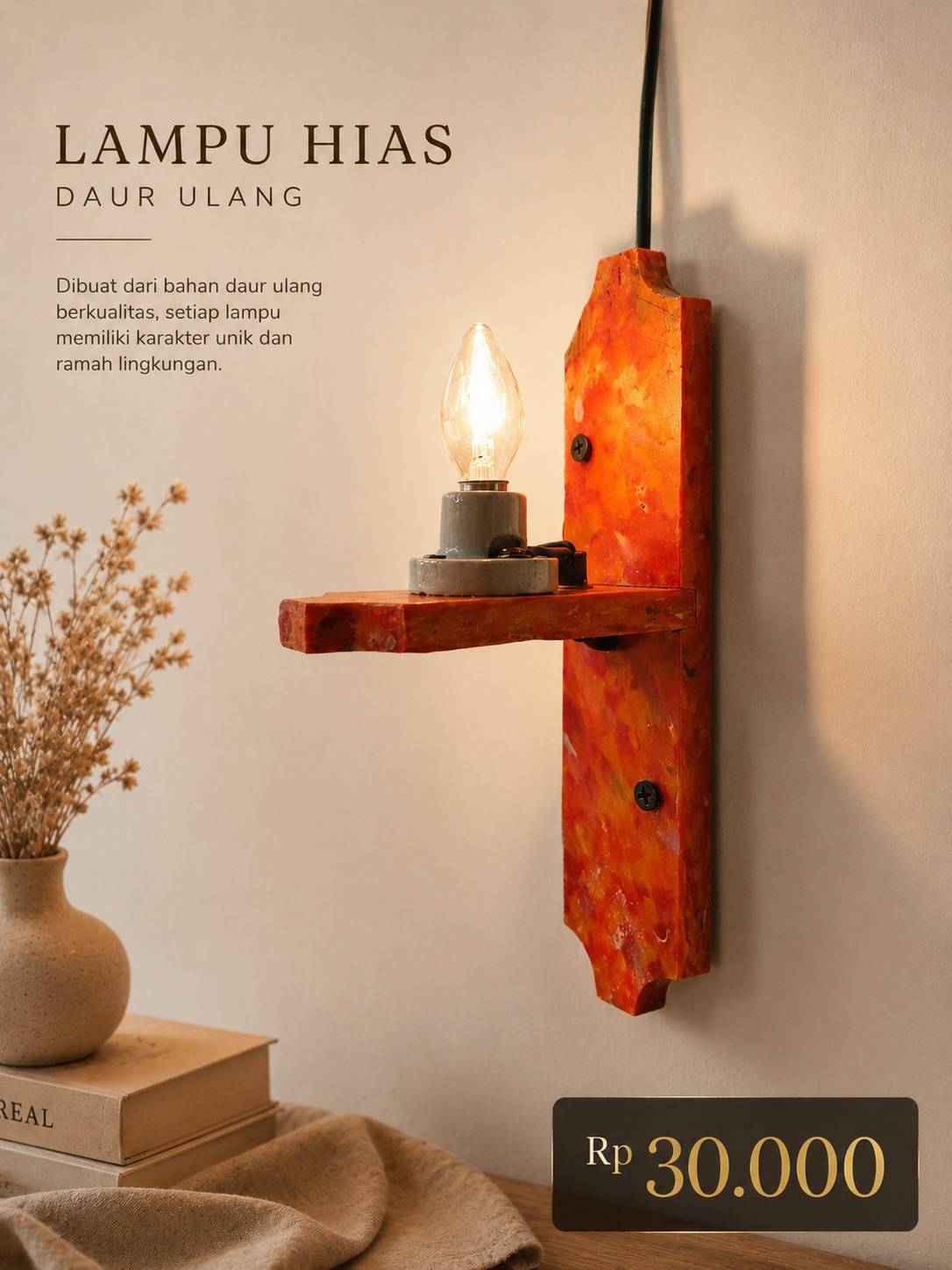 Lampu Hias Daur Ulang